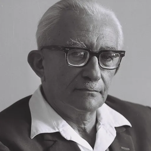 Portrait of Mordechai Bentov