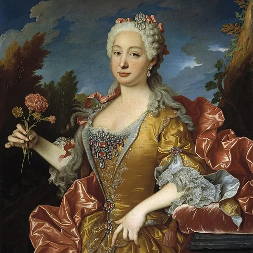 Portrait of Barbara of Portugal, Queen of Spain