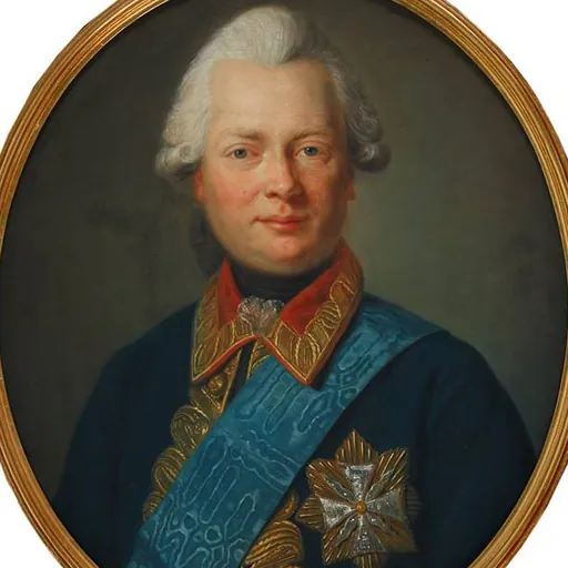 Portrait of Prince Friedrich Erdmann I, Prince of Anhalt-Köthen-Pless
