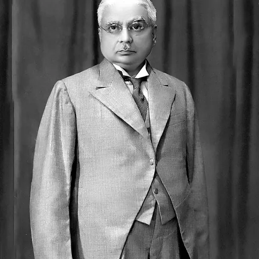 Portrait of Khan Bahadur Ghulam Nabi Kazi