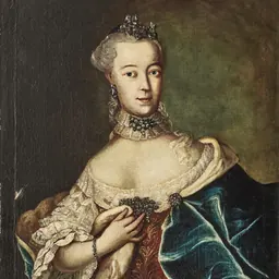 Portrait of Princess Frederica Caroline of Saxe-Coburg-Saalfeld