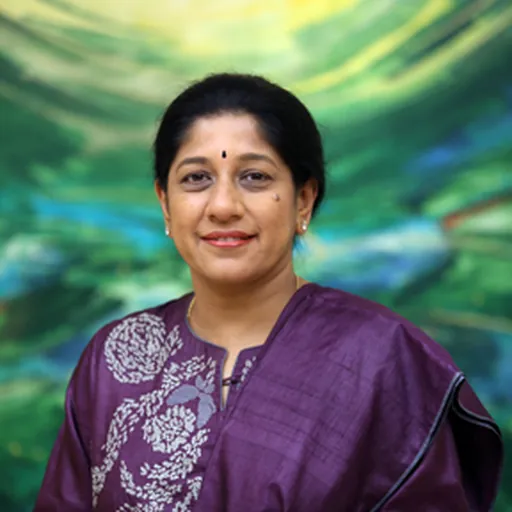 Portrait of Mallika Srinivasan
