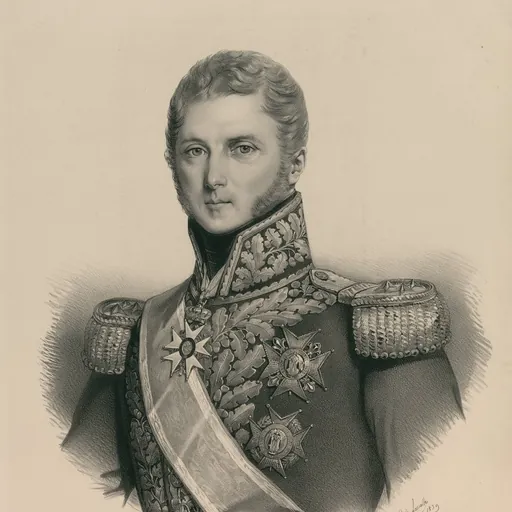 Portrait of Charles Marie de Beaumont d'Autichamp