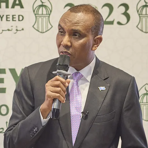 Portrait of Hamza Abdi Barre