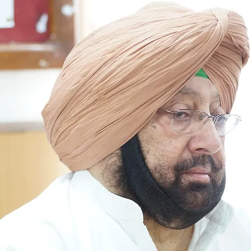 Portrait of Amarinder Singh