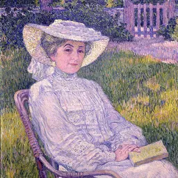 Portrait of Maria Van Rysselberghe
