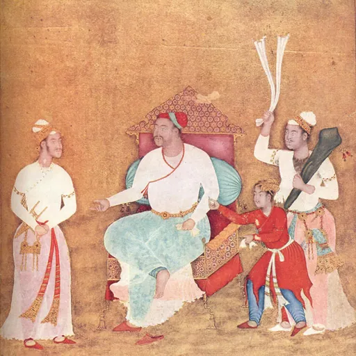 Portrait of Burhan Nizam Shah II