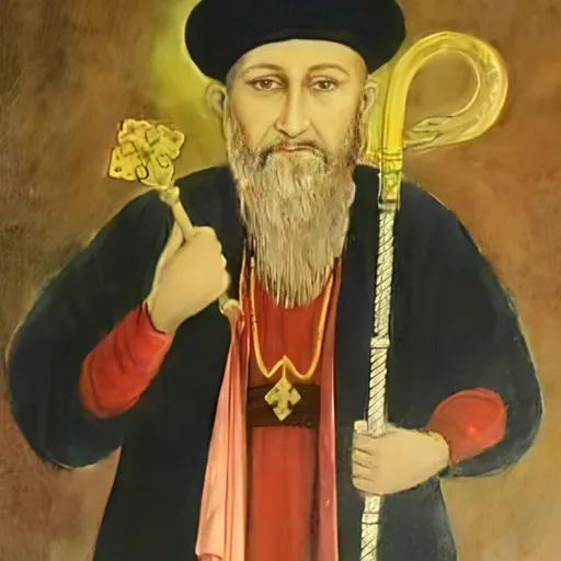 Portrait of Baselios Sakralla III of Aleppo