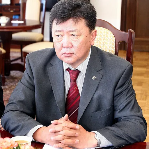Portrait of Nyamaagiin Enkhbold