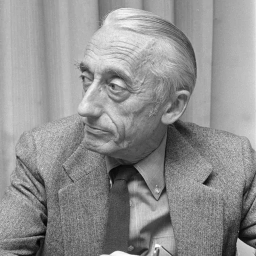Portrait of Jacques Cousteau