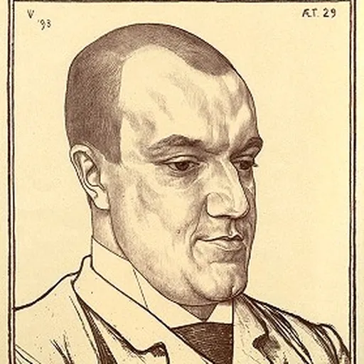Portrait of Lodewijk van Deyssel