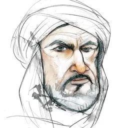 Portrait of Abū Ishāq Ibrāhīm al-Zarqālī