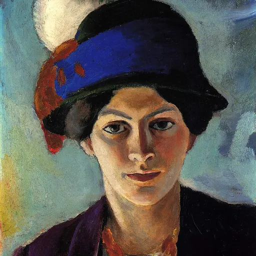 Portrait of Elisabeth Erdmann-Macke