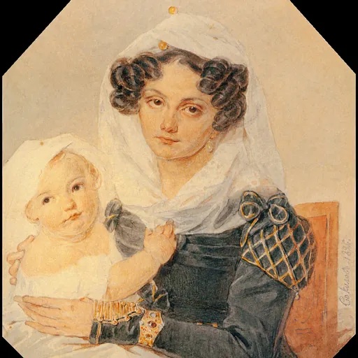 Portrait of Mariya Volkonskaya