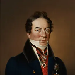 Portrait of Robert Henrik Иванович Rehbinder till Viksberg