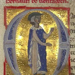 Portrait of Bernard de Ventadour