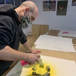 Portrait of Steve Lazarides