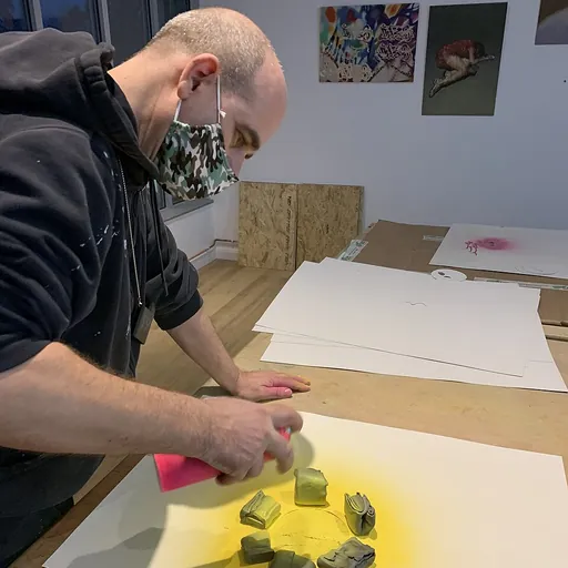 Portrait of Steve Lazarides