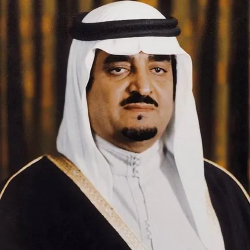 Portrait of Fahd bin Abdulaziz Al Saud