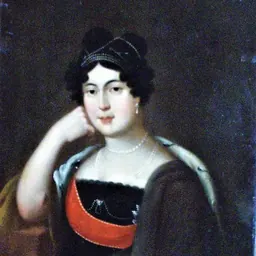 Portrait of Anna Orbeliani, Queen Consort of Imereti