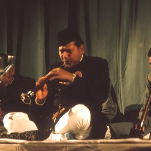 Portrait of Bismillah Khan