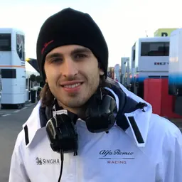Portrait of Antonio Giovinazzi
