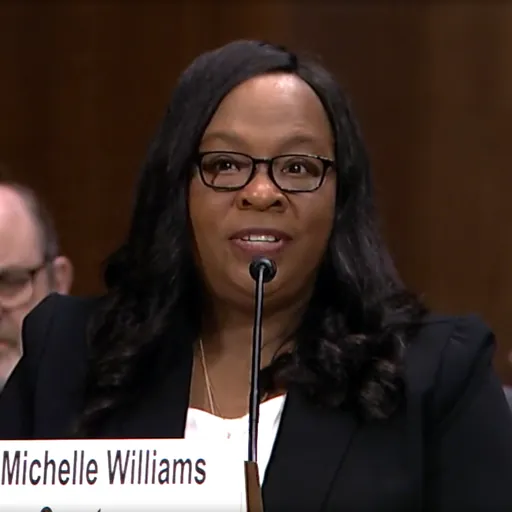 Portrait of Michelle Williams Court