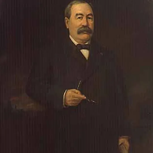 Portrait of Samuel Rinnah Van Sant