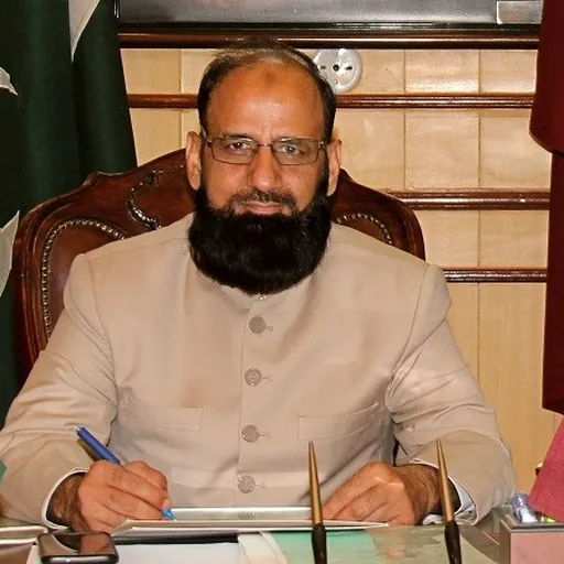 Portrait of Khalid Masud Gondal