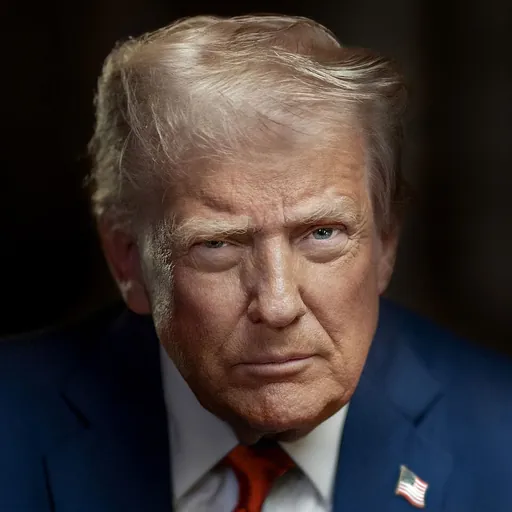 Portrait of Donald Trump