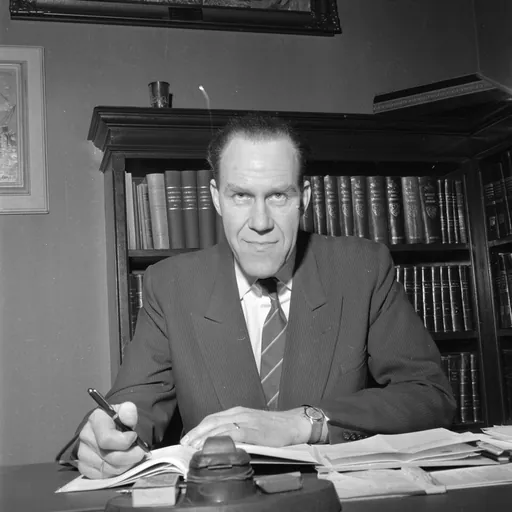 Portrait of Olav Gjærevoll