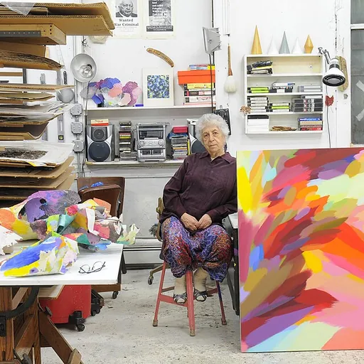 Portrait of Samia Halaby