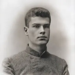 Portrait of Maksim Bahdanovič