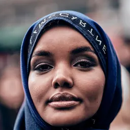 Portrait of Halima Aden