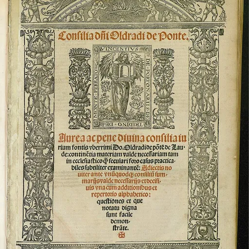 Portrait of Oldradus de Ponte
