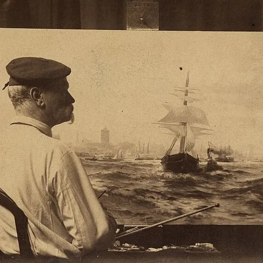 Portrait of Edward Moran