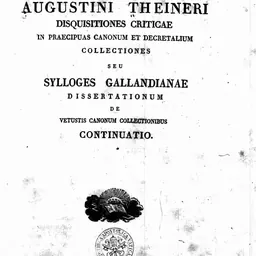 Portrait of Augustin Theiner