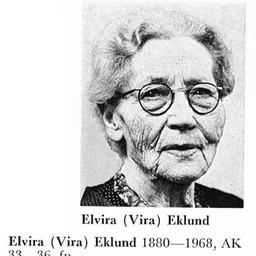 Portrait of Vira Eklund