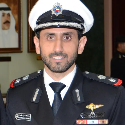 Portrait of Mubarak Ali Al Sabah