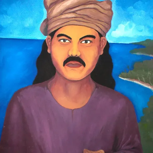 Portrait of Bataha Santiago