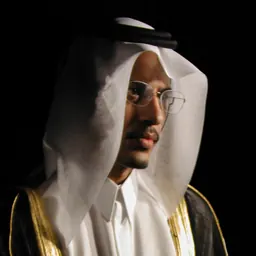 Portrait of Saud bin Muhammed Al Thani