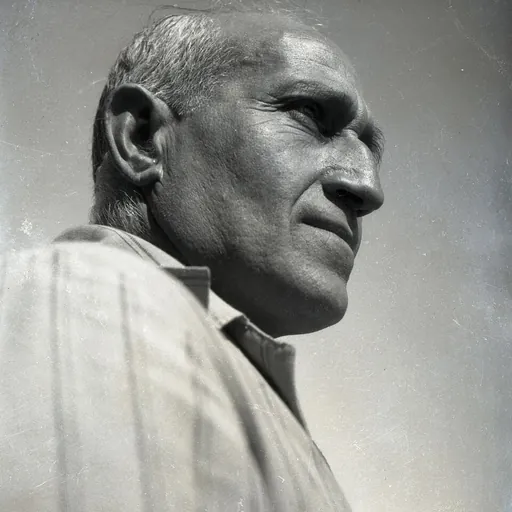 Portrait of Avraham Sharon