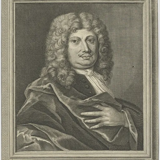 Portrait of Daniel Georg Morhof