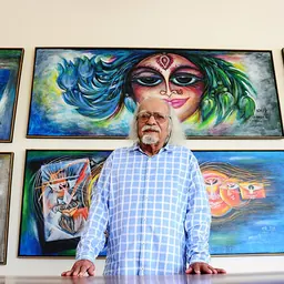 Portrait of Laxman Pai