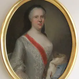 Portrait of Margravine Albertine Friederike of Baden-Durlach