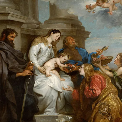 Portrait of Saint Rosalia