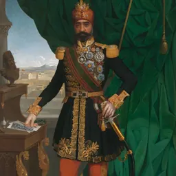 Portrait of Muhammad III as-Sadiq
