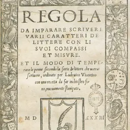 Portrait of Ludovico Vicentino degli Arrighi
