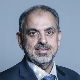 Portrait of Nazir Ahmed, Baron Ahmed