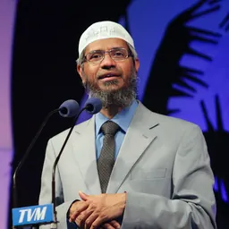 Portrait of Zakir Naik